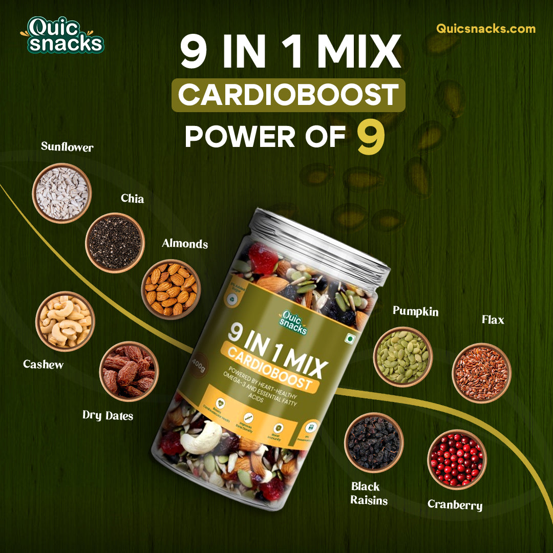 9 in 1 Mix-CardioBoost – QuicSnacks